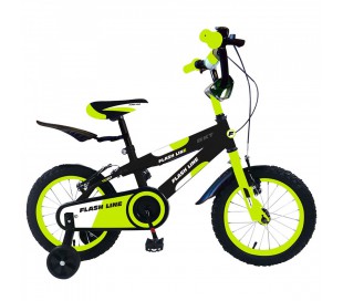Bicicleta para niños FLASH LINE talla 14 FLA14 para niños de 3 - 6 años