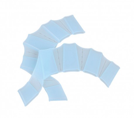 Pack de 2 guantes de silicona con forma de aletas para nadadores Snorkel 