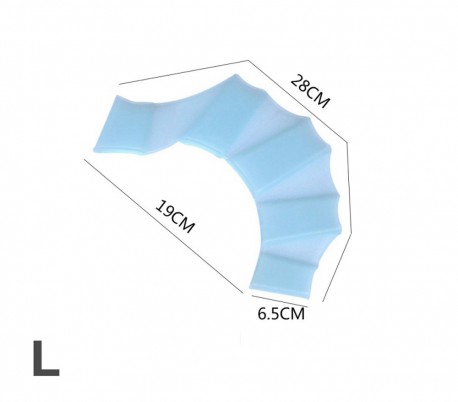 Pack de 2 guantes de silicona con forma de aletas para nadadores Snorkel 