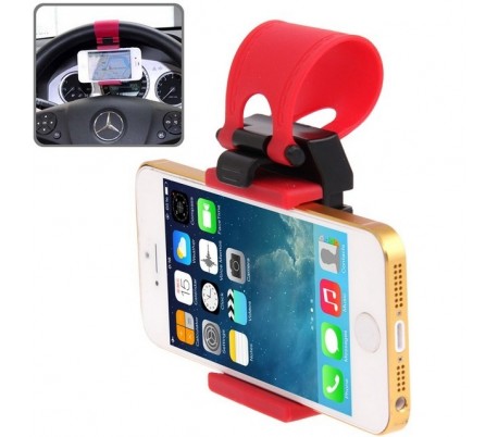 Soporte volante sujección elástica smartphones dispositivos regulable