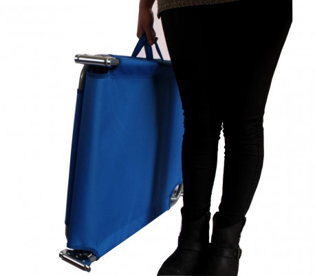 422497 Tumbona plegable JoySummer con respaldo regulable en 3 posiciones 