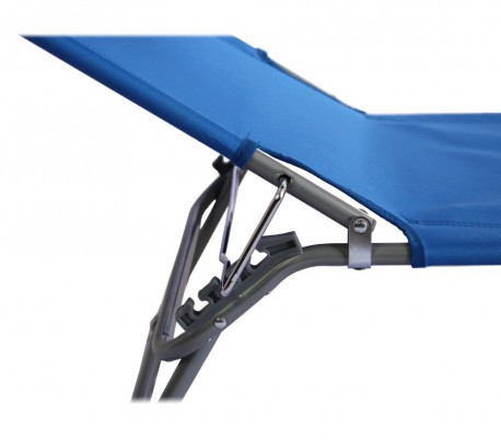 441023 Tumbona plegable con parasol JoySummer ajustable en 3 posiciones 