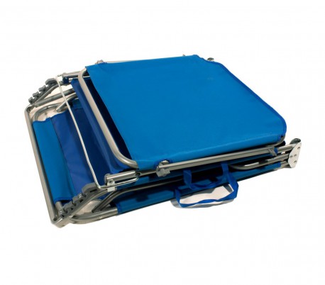 441023 Tumbona plegable con parasol JoySummer ajustable en 3 posiciones 