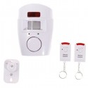 Alarma antirrobo con sensor y sirena 105db 2 mandos