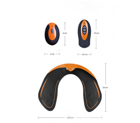 857930 Electro-stimulator nalgas Perfect Hips inalámbrico y 15 niveles