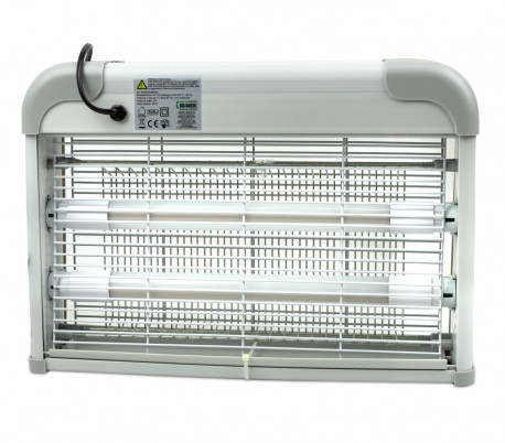 389249 Lámpara anti-mosquitos e insectos DHOMTECK con 2 LED 2W LED UV con cadena