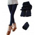 Juego 5 leggings térmicos mujer chica felpa elásticos perfecto invierno