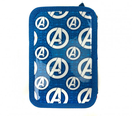 455500 Estuche para niños de 3 cremalleras 43pz colores variados SPIDERMAN