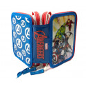455500 Estuche para niños de 3 cremalleras 43pz colores variados SPIDERMAN