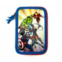 455500 Estuche para niños de 3 cremalleras 43pz colores variados SPIDERMAN
