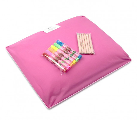 031406 Cojín de actividades y dibujos con rotuladores y lápices de colores 35x29