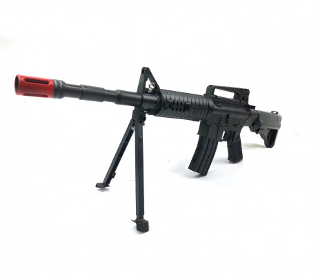 433997 Metralleta de juguete CIGIOKI calibre 6 mm M4 con trípode