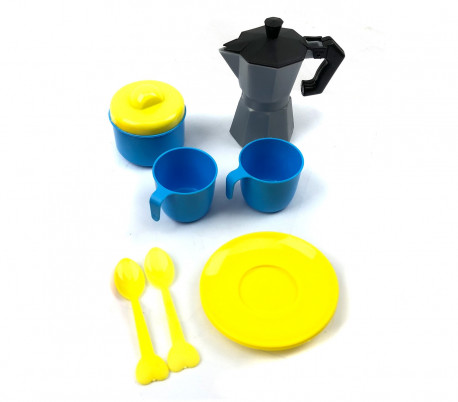 452493 Juego de café para niños CIGIOKI con 10 accesorios y golosinas
