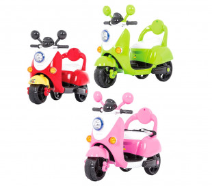 SCOOTER 6V para niños GV-52 con luces, sonidos y cinturón de seguridad