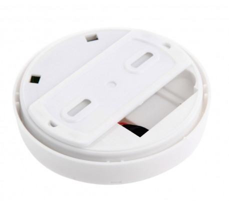 17330 Detector de humo SMOKE ALARM automático redondo con tornillos de montaje