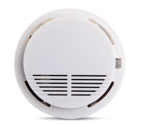 17330 Detector de humo SMOKE ALARM automático redondo con tornillos de montaje