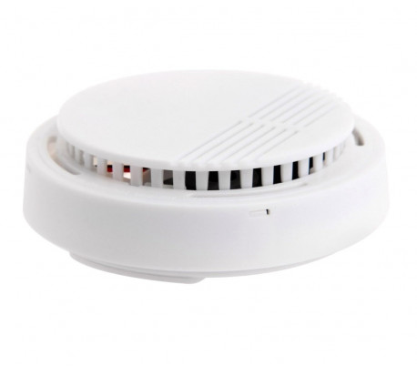 17330 Detector de humo SMOKE ALARM automático redondo con tornillos de montaje