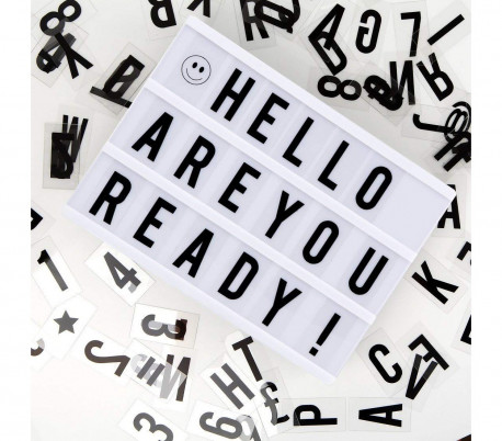 181774 Panel retroiluminado Led LightBox con formato de 96 caracteres A4 30x23CM