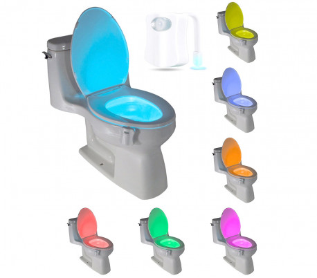 177210 Luz LED LightBowl para el WC 8 colores con sensor crepuscular