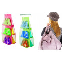Organizador de bolsos con gancho para armarios y puertas (6 huecos)