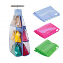 Organizador de bolsos con gancho para armarios y puertas (6 huecos)