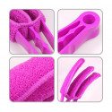 169116 Mini cepillo lavable de microfibra de 3 solapas para persiana venecianas