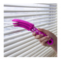 169116 Mini cepillo lavable de microfibra de 3 solapas para persiana venecianas