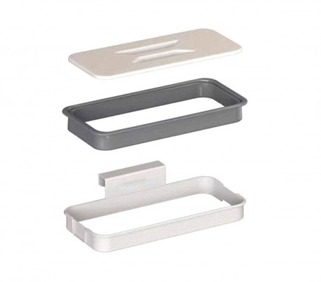 870578 Soporte para bolsas de basura ATTACK TRASH colgador de puertas o cajones 