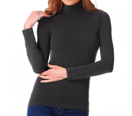 VKA22 Pack 5 jerséis térmicos de cuello alto con interior de felpa modelo Amber