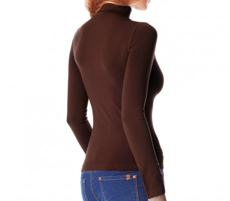 VKA22 Pack 5 jerséis térmicos de cuello alto con interior de felpa modelo Amber