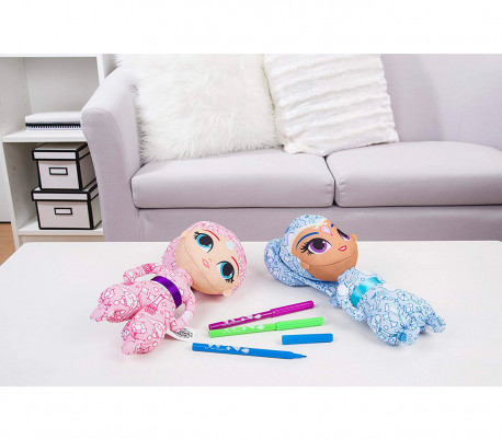 373804 Muñecas Shimmer & Shine Deluxe para colorear con marcadores incluidos
