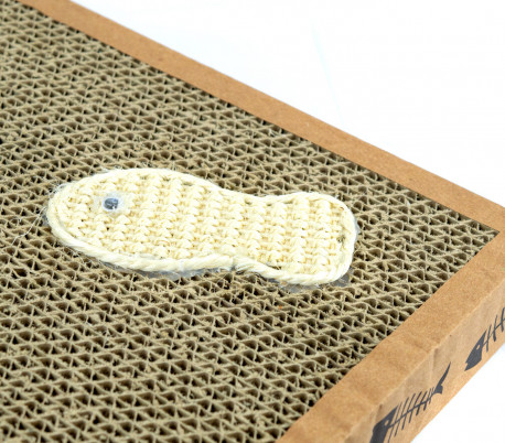 026432 Rascador NOBLEZA para gatos cartón perfumado 38.2x23x4 cm FISHING Box
