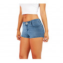 Shorts tejanos cortos ajustados para mujer modelo FORBIDDEN ZONE varias tallas