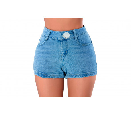 Shorts tejanos cortos ajustados para mujer modelo FORBIDDEN ZONE varias tallas