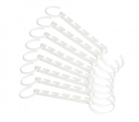 850826 Pack 10 perchas Magic Hanger organizador para ropa ahorrador de espacio