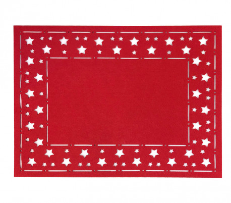 637388 Conjunto de 4 pack de 7PZ para la decoración de la mesa navideña NATALUNA
