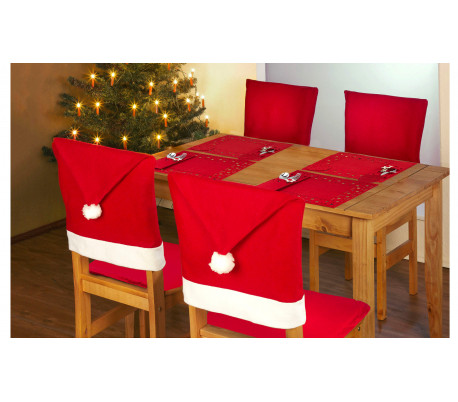 637388 Conjunto de 4 pack de 7PZ para la decoración de la mesa navideña NATALUNA