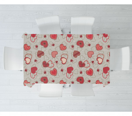  d-c-home Figuras Planas 385-7176 Mantel de pvc de alta calidad 140x275 cm