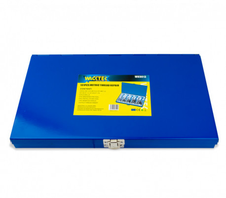 Kit de 131 piezas de reparación de hélices macho con maleta