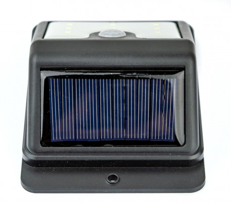  Lámpara 8 LED panel solar SUPER BRIGHT con sensor de movimiento y crepúscular