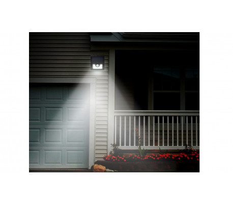  Lámpara 8 LED panel solar SUPER BRIGHT con sensor de movimiento y crepúscular