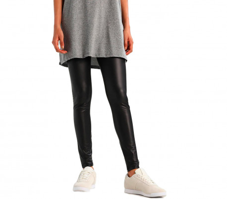 OV3302 Leggings térmicos para mujer de piel SEXY WOMAN mod. Yaten felpato