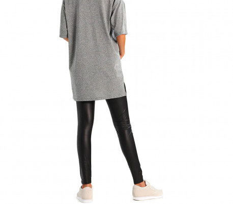 OV3302 Leggings térmicos para mujer de piel SEXY WOMAN mod. Yaten felpato