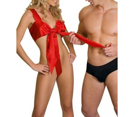 Picardias para mujer en forma de lazo de regalo...