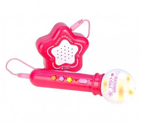 Bontempi 42417 Micrófono Karaoke iGirl con amplificador externo y sonidos