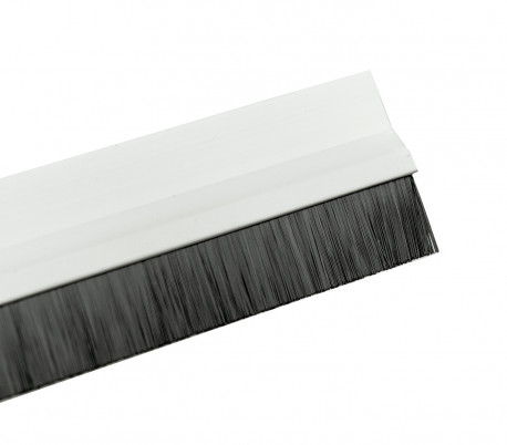 1470 Cubre ranuras con panel de cierre doble para puertas 95x950mm Gris