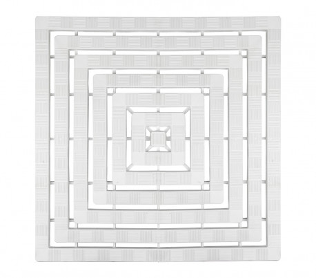 002014 Plato de ducha de plástico con trama anti-hongos antideslizante 60x60cm