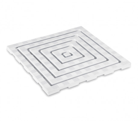 002014 Plato de ducha de plástico con trama anti-hongos antideslizante 60x60cm