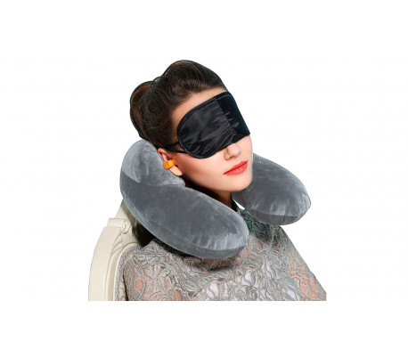 851094 Kit de viaje Travel Comfort máscara cojín y tapones para los oídos