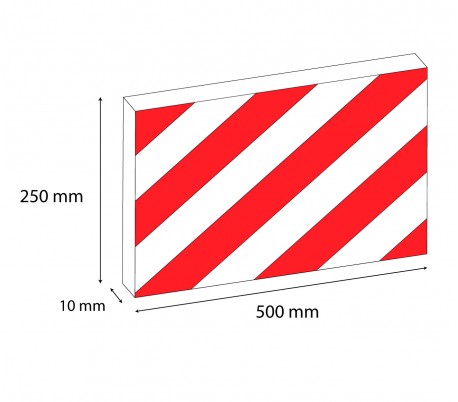 1810 05 Geko Box Large 2 paneles adhesivos a prueba de golpes garaje 50x24 cm